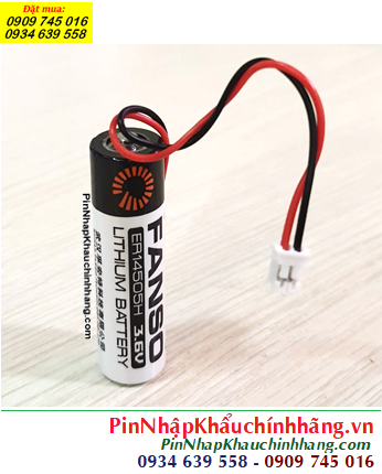 Fanso ER14505H (Zắc PH2.0-2P), Pin nuôi nguồn PLC Fanso ER14505H lithium 3.6v 2700mAh